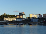 FZ020924 Reflection in beach of colourful houses in Tenby.jpg